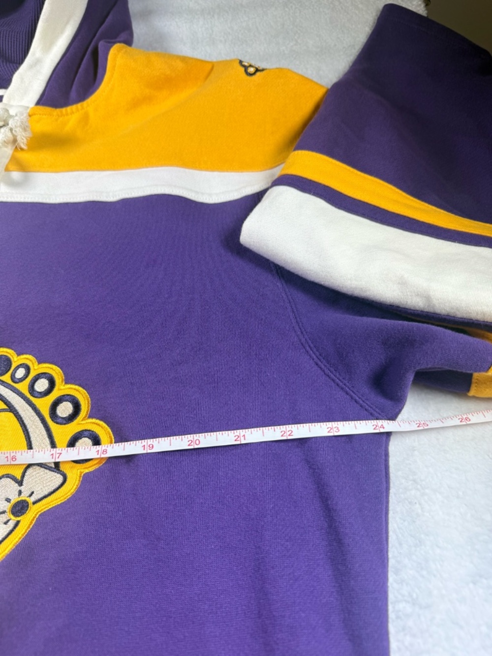 OLD TIME HOCKEY LOS ANGELES KINGS VINTAGE PUCK DROP DUAL HERITAGE PURPLE SIZE L - Picture 7 of 11